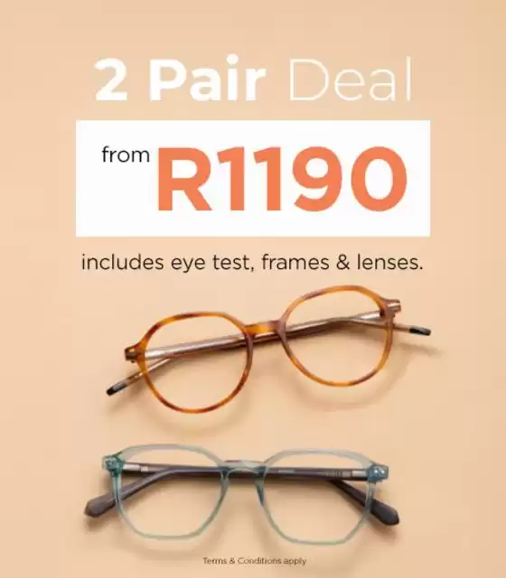 Spec Savers catalogue in Roodepoort | Spec Savers Sale | 2026-04-21T00:00:00.000Z - 2026-05-05T00:00:00.000Z