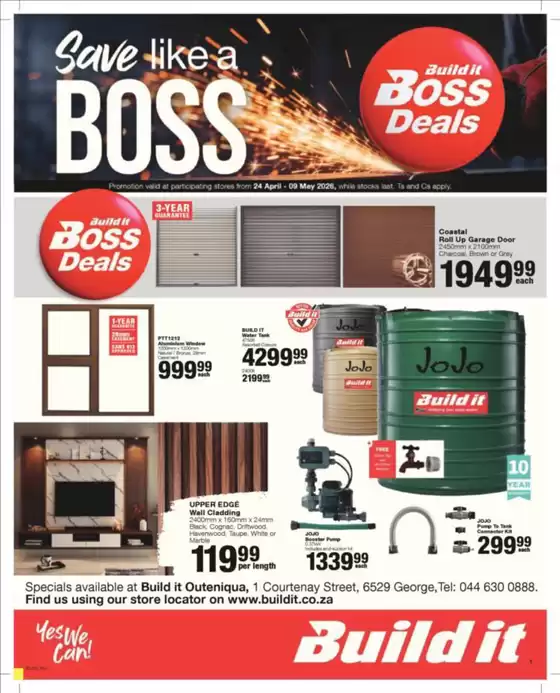 Build It catalogue | Current special promotions | 2026-04-24T00:00:00.000Z - 2026-05-09T00:00:00.000Z