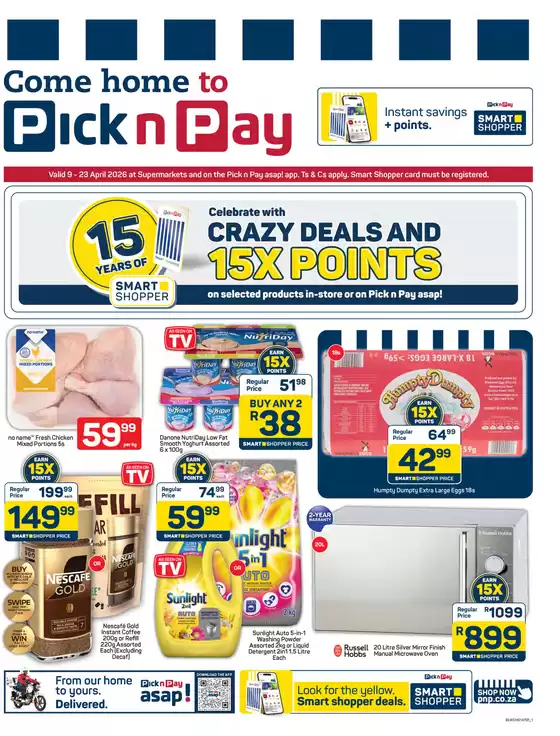 Pick n Pay catalogue in Cape Town | 15 Years Of Smart Shopper | 2026-04-22T00:00:00.000Z - 2026-04-23T00:00:00.000Z