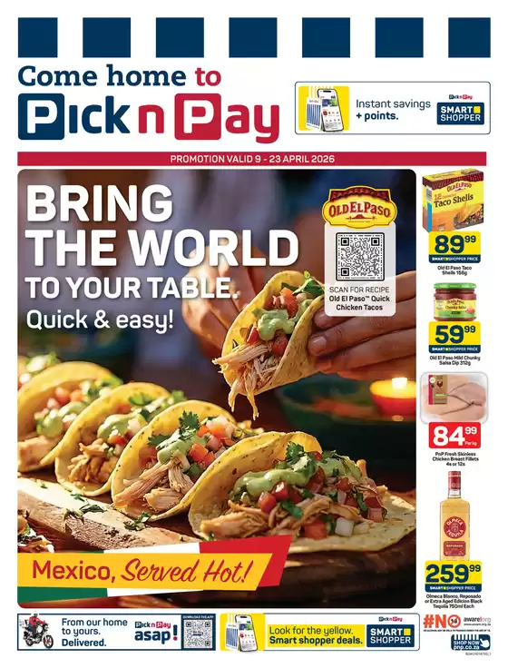 Pick n Pay catalogue in Cape Town | Bring The World To Your Table. | 2026-04-22T00:00:00.000Z - 2026-04-23T00:00:00.000Z