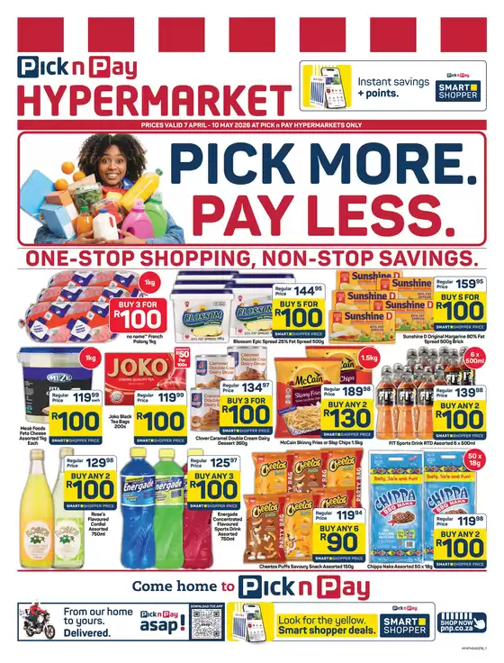 Pick n Pay Hypermarket catalogue in  | Pick More. Pay Less. | 2026-04-22T00:00:00.000Z - 2026-05-10T00:00:00.000Z