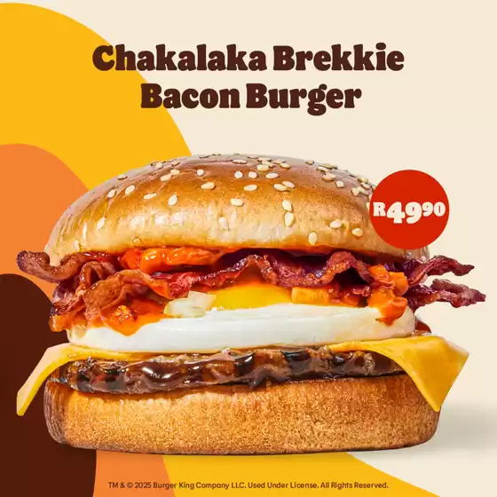 Burger King catalogue in Queensburgh | Burger King Sale | 2026-04-22T00:00:00.000Z - 2026-05-06T00:00:00.000Z