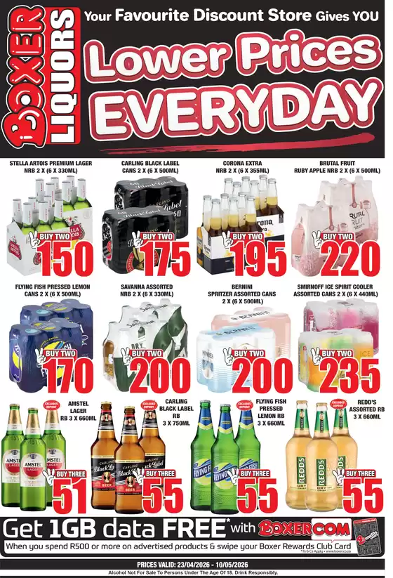 Boxer Liquors catalogue in Estcourt | EC April ME Liquor | 2026-04-23T00:00:00.000Z - 2026-05-10T00:00:00.000Z