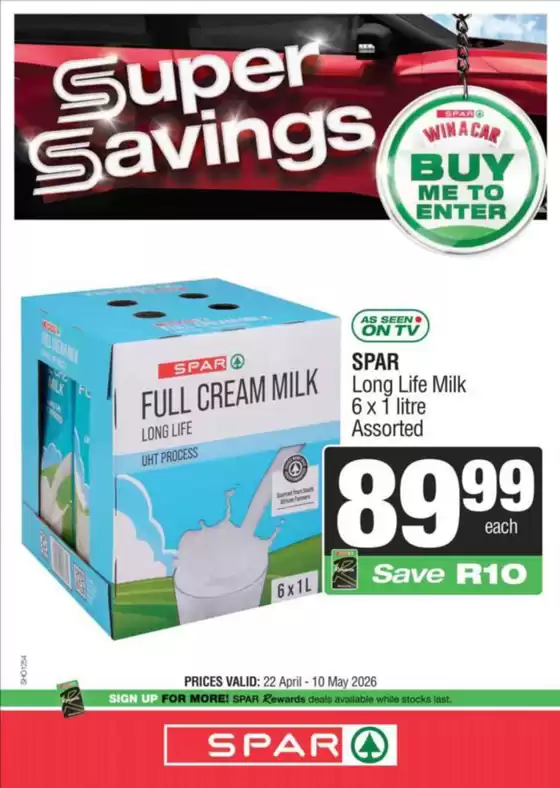 SuperSpar catalogue in Queensburgh | SuperSpar weekly specials | 2026-04-22T00:00:00.000Z - 2026-05-10T00:00:00.000Z