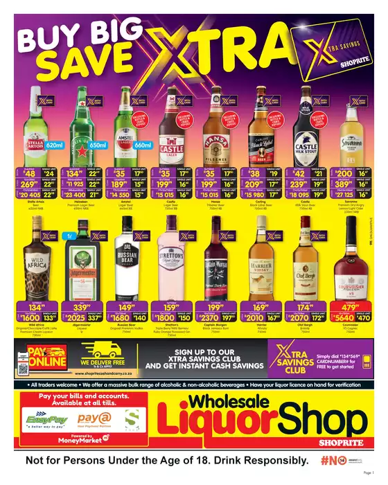 Shoprite LiquorShop catalogue in Johannesburg | Buy Big Save Xtra | 2026-04-20T00:00:00.000Z - 2026-05-10T00:00:00.000Z