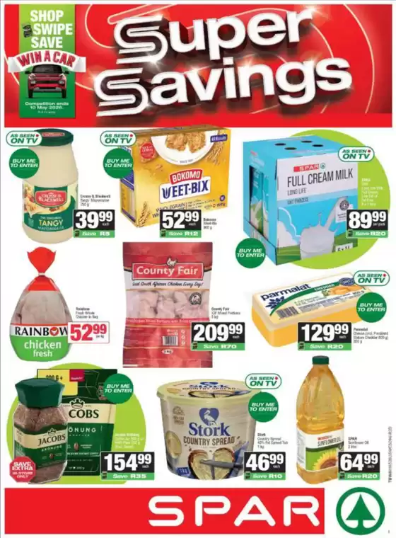 Spar catalogue in Standerton | Current bargains and offers | 2026-04-24T00:00:00.000Z - 2026-05-10T00:00:00.000Z