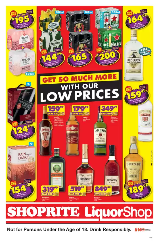 Shoprite LiquorShop catalogue in Standerton | Shoprite LiquorShop Low Prices Eastern Cape 24 April - 10 May | 2026-04-24T00:00:00.000Z - 2026-05-10T00:00:00.000Z