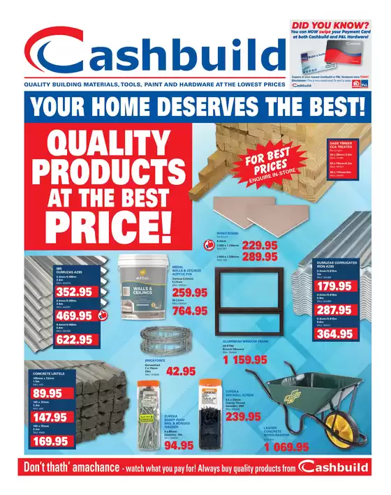 Cashbuild catalogue | Our best deals for you | 2026-04-25T00:00:00.000Z - 2026-05-09T00:00:00.000Z