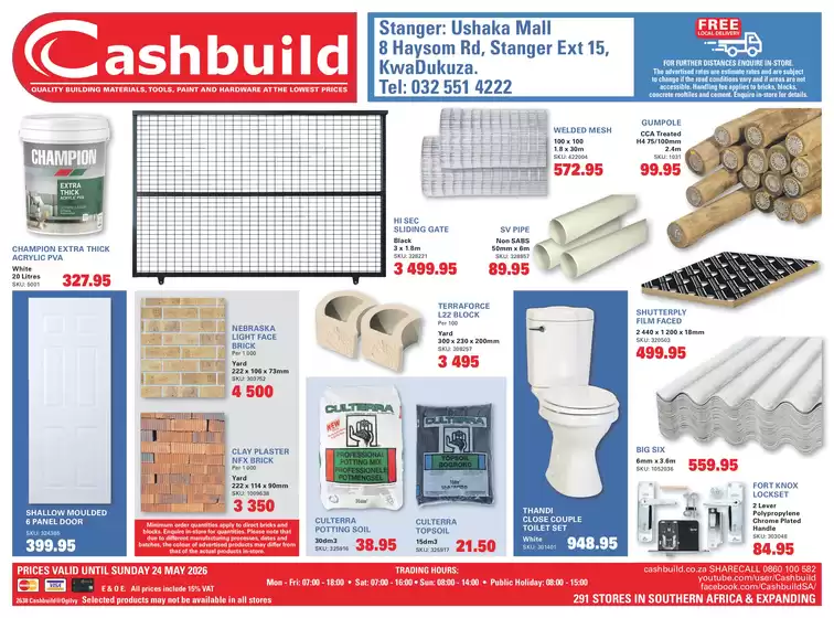 Cashbuild catalogue | Top offers for smart savers | 2026-04-25T00:00:00.000Z - 2026-05-24T00:00:00.000Z