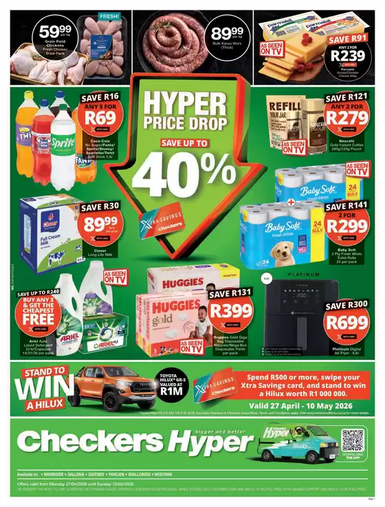 Checkers catalogue in Soweto | Discover attractive offers | 2026-04-26T00:00:00.000Z - 2026-05-10T00:00:00.000Z