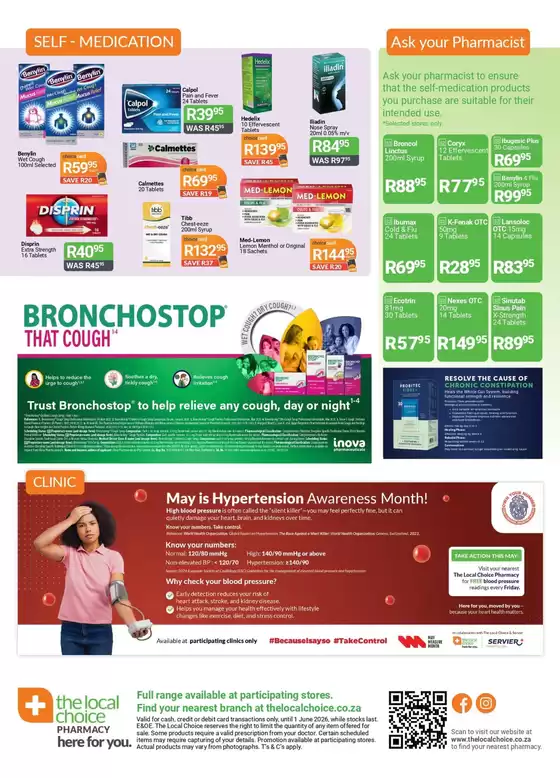 The Local Choice Pharmacy catalogue | New offers to discover | 2026-04-30T00:00:00.000Z - 2026-06-01T00:00:00.000Z