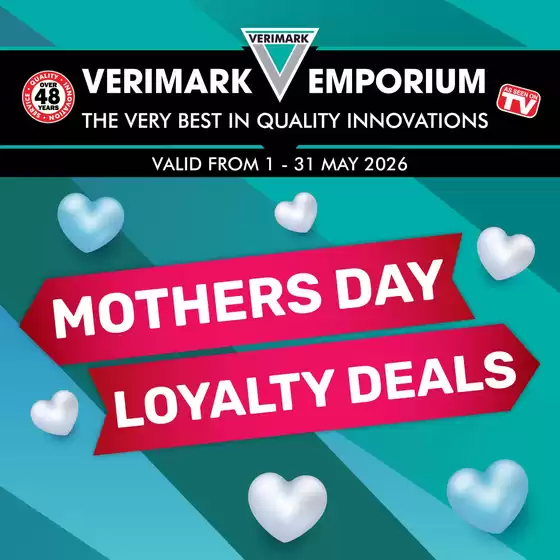 Verimark catalogue | Mothers Day Loyalty Deals | 2026-05-04T00:00:00.000Z - 2026-05-31T00:00:00.000Z