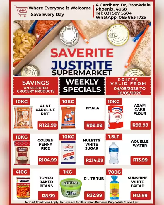 Saverite catalogue in Kroonstad | Weekly Specials | 2026-05-04T00:00:00.000Z - 2026-05-10T00:00:00.000Z