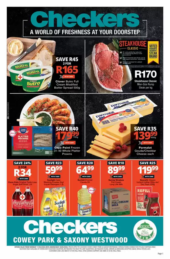 Checkers Hyper catalogue in Camperdown | Top deals for all customers | 2026-05-10T00:00:00.000Z - 2026-05-20T00:00:00.000Z