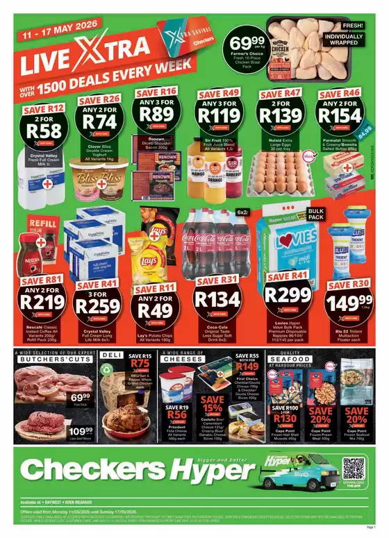 Checkers Hyper catalogue in Camperdown | Current special promotions | 2026-05-10T00:00:00.000Z - 2026-05-17T00:00:00.000Z