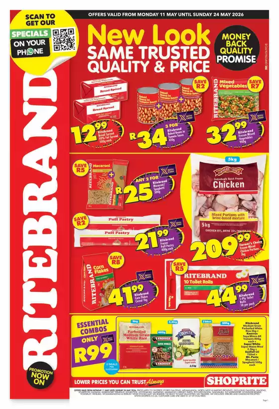 Shoprite catalogue in | Shoprite Ritebrand Savings Gauteng 11 May - 24 May | 2026-05-11T00:00:00.000Z - 2026-05-24T00:00:00.000Z