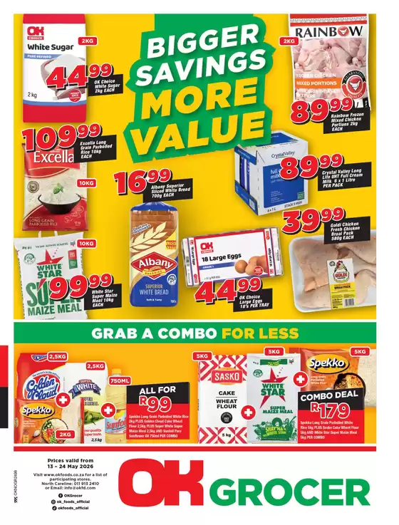 OK Grocer catalogue | Great discounts on selected products | 2026-05-13T00:00:00.000Z - 2026-05-24T00:00:00.000Z