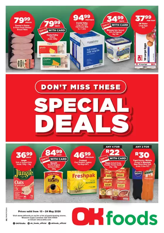 OK Foods catalogue | Our best offers for you | 2026-05-13T00:00:00.000Z - 2026-05-24T00:00:00.000Z