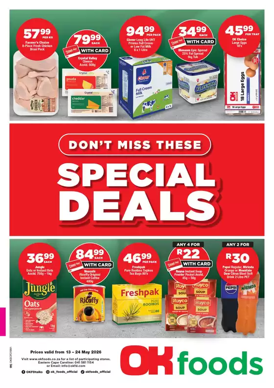 OK Foods catalogue | Exclusive deals for our customers | 2026-05-13T00:00:00.000Z - 2026-05-24T00:00:00.000Z