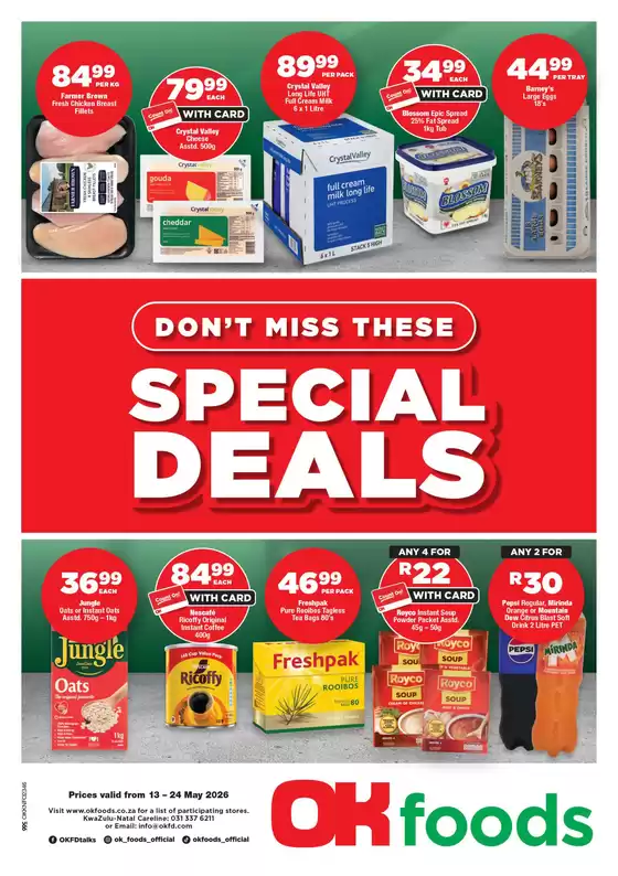 OK Foods catalogue | Great offer for bargain hunters | 2026-05-13T00:00:00.000Z - 2026-05-24T00:00:00.000Z