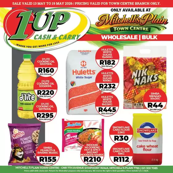 1UP catalogue in Vanderbijlpark | Top offers for all bargain hunters | 2026-05-13T00:00:00.000Z - 2026-05-19T00:00:00.000Z