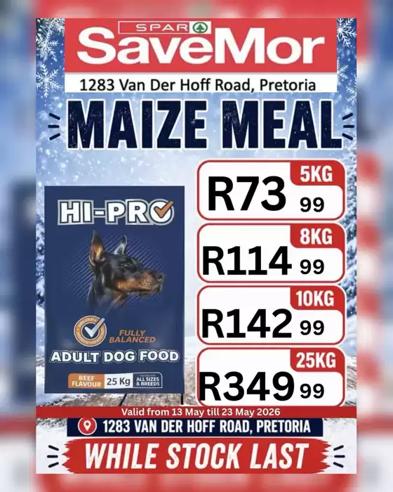 Spar Savemor catalogue in Mthatha | Spar Savemor Sale | 2026-05-14T00:00:00.000Z - 2026-05-23T00:00:00.000Z