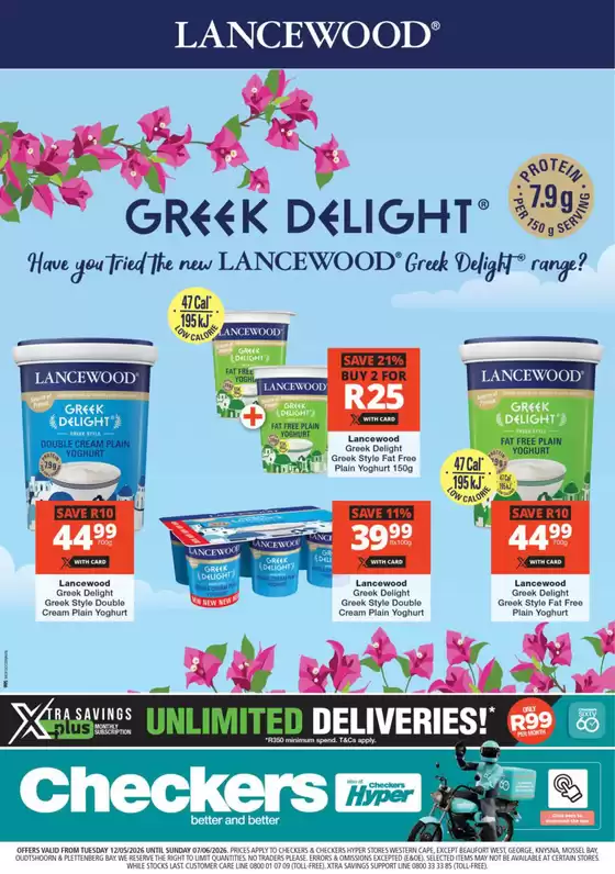 Checkers Hyper catalogue in Boksburg | Checkers Lancewood Promotion 12 May | 2026-05-11T00:00:00.000Z - 2026-06-07T00:00:00.000Z