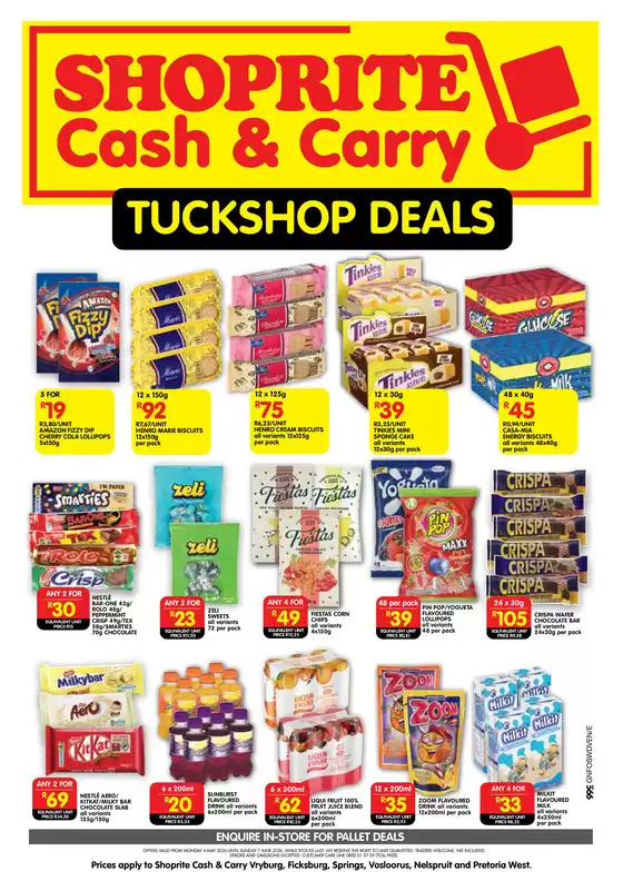 Shoprite catalogue in Boksburg | Shoprite Cash Carry Tuckshop Deals Exclusive Gauteng - 4 May to 7 June | 2026-05-04T00:00:00.000Z - 2026-06-07T00:00:00.000Z