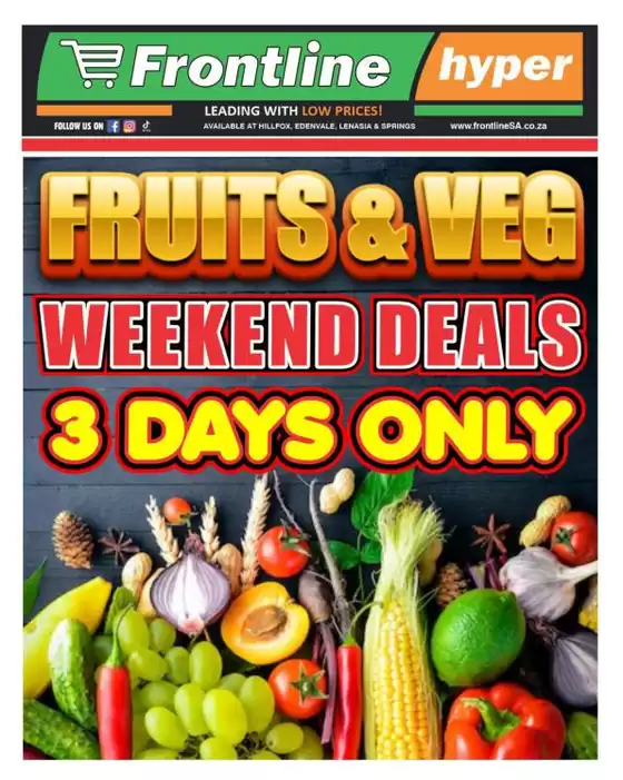 Frontline Hyper catalogue in Randfontein | Discover attractive offers | 2026-05-16T00:00:00.000Z - 2026-05-30T00:00:00.000Z