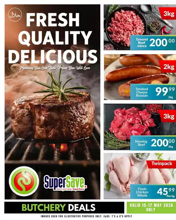 Super Save catalogue in Randfontein | Great discounts on selected products | 2026-05-15T00:00:00.000Z - 2026-05-17T00:00:00.000Z