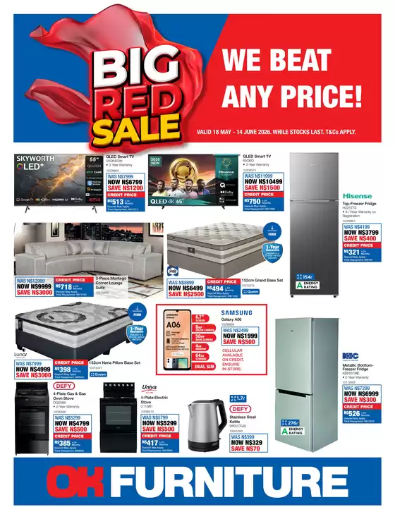 OK Furniture catalogue in Potchefstroom | Current deals and offers | 2026-05-18T00:00:00.000Z - 2026-06-14T00:00:00.000Z