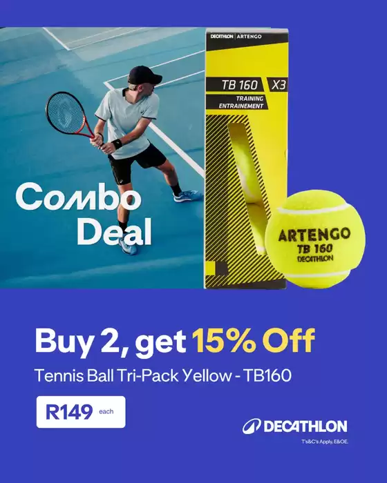 Decathlon catalogue in Port Elizabeth | Combo Deal | 2026-05-19T00:00:00.000Z - 2026-05-31T00:00:00.000Z