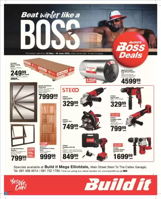 Build It catalogue in Bellville | Top deals and discounts | 2026-05-22T00:00:00.000Z - 2026-06-06T00:00:00.000Z