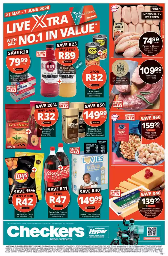 Checkers catalogue in Port Elizabeth | Checkers May Month-End Promotion Eastern Cape | 2026-05-20T00:00:00.000Z - 2026-06-07T00:00:00.000Z