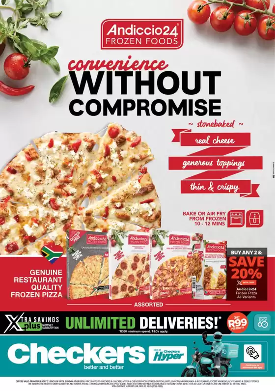 Checkers catalogue in Lephalale | Checkers Andiccio24 Promotion 21 May | 2026-05-20T00:00:00.000Z - 2026-06-07T00:00:00.000Z