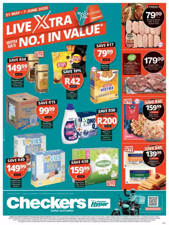 Checkers catalogue in Lephalale | Checkers May Month-End Promotion Gauteng | 2026-05-20T00:00:00.000Z - 2026-06-07T00:00:00.000Z