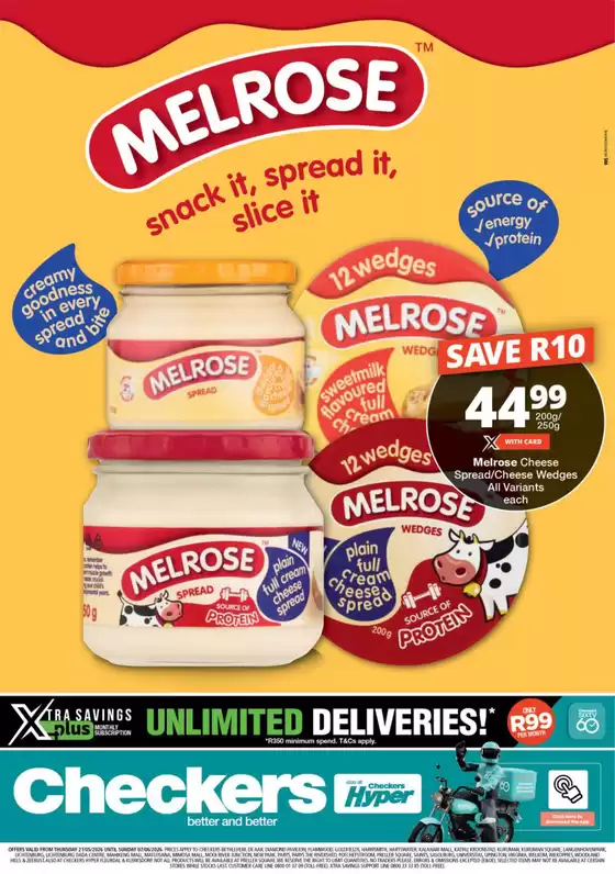 Checkers catalogue in Klerksdorp | Checkers Melrose Promotion | 2026-05-20T00:00:00.000Z - 2026-06-07T00:00:00.000Z