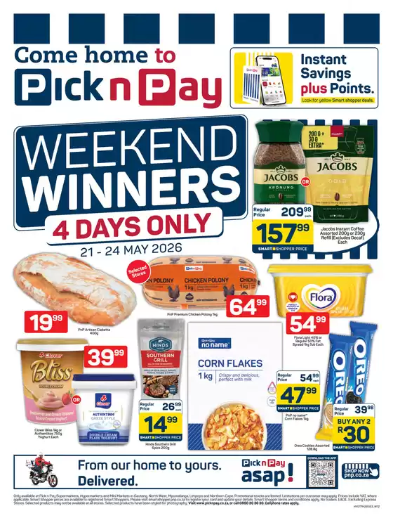 Pick n Pay catalogue | Pick n Pay Weekend Specials | 2026-05-21T00:00:00.000Z - 2026-05-24T00:00:00.000Z