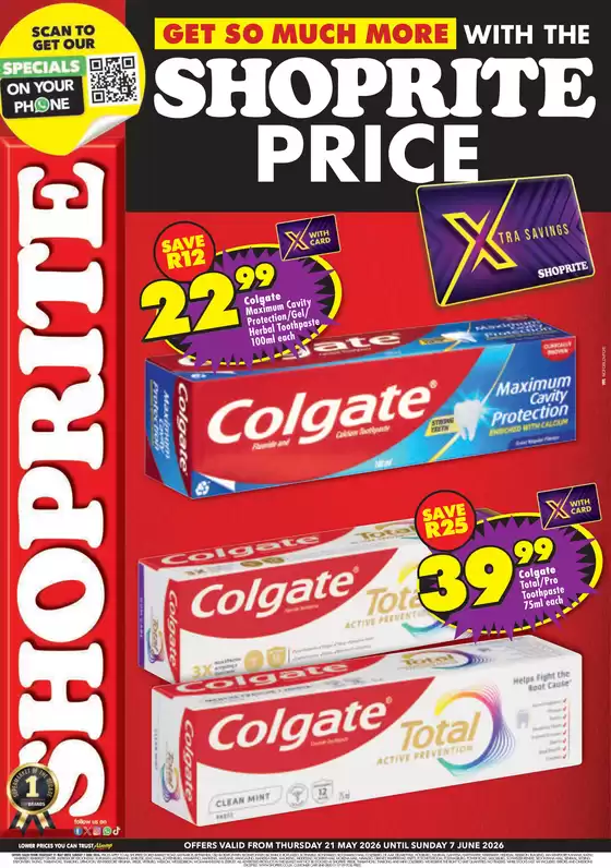 Shoprite catalogue in Colesberg | Great offer for all customers | 2026-05-21T00:00:00.000Z - 2026-06-07T00:00:00.000Z