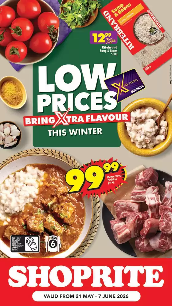 Shoprite catalogue in Colesberg | Shoprite Affordable Winter Meals Western Cape 21 May - 7 June | 2026-05-21T00:00:00.000Z - 2026-06-07T00:00:00.000Z