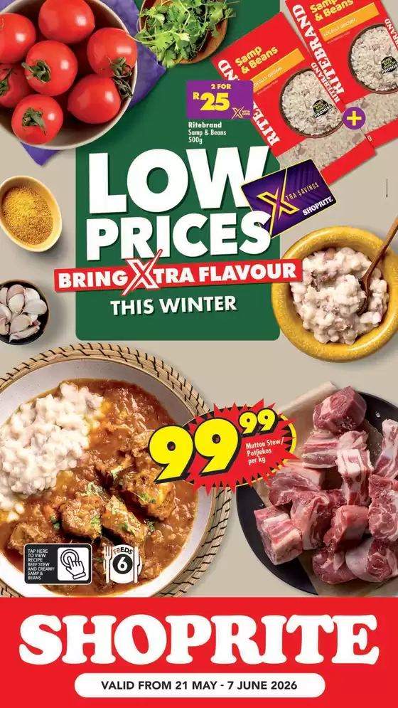 Shoprite catalogue in Colesberg | Exclusive deals and bargains | 2026-05-21T00:00:00.000Z - 2026-06-07T00:00:00.000Z