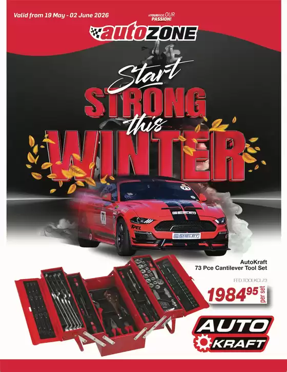 AutoZone catalogue in Klerksdorp | Start Strong This Winter | 2026-05-22T00:00:00.000Z - 2026-06-02T00:00:00.000Z