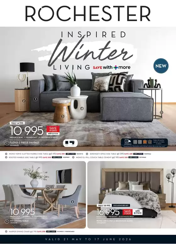 Rochester catalogue | Inspired Winter Living | 2026-05-22T00:00:00.000Z - 2026-06-17T00:00:00.000Z