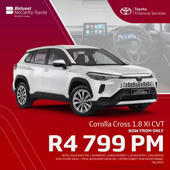 McCarthy Toyota catalogue in Klerksdorp | McCarthy Toyota Sale | 2026-05-22T00:00:00.000Z - 2026-06-05T00:00:00.000Z