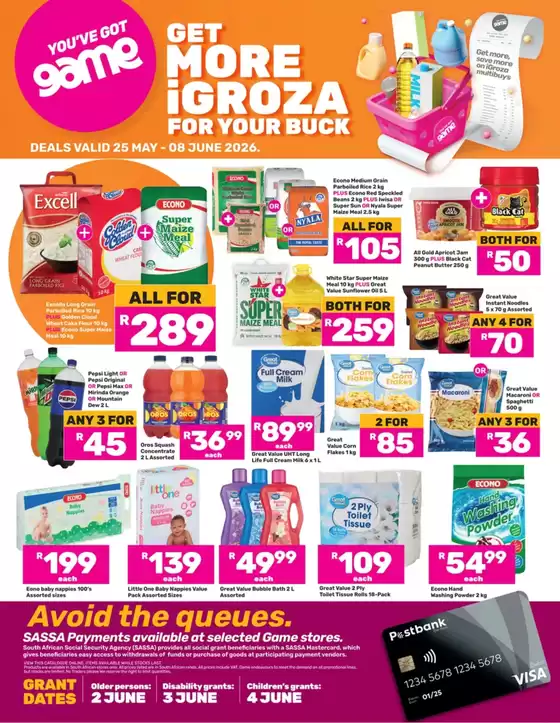 Game catalogue in Soweto | Top deals for all customers | 2026-05-25T00:00:00.000Z - 2026-06-08T00:00:00.000Z