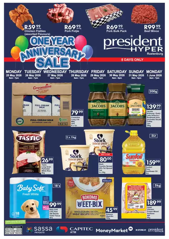 President Hyper catalogue | Rustenburg Xtreme Anniversary Sale | 2026-05-25T00:00:00.000Z - 2026-06-01T00:00:00.000Z