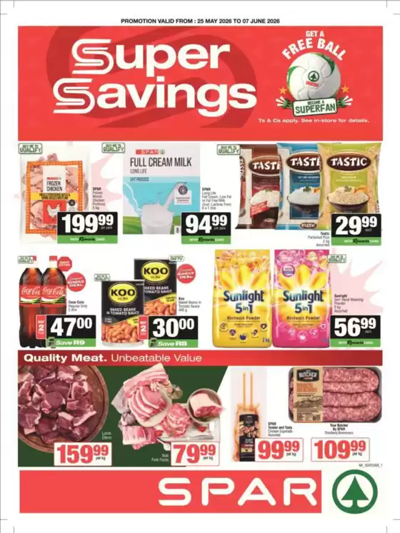 SuperSpar catalogue in Alberton | Discounts and promotions | 2026-05-25T00:00:00.000Z - 2026-06-07T00:00:00.000Z