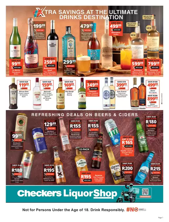 Checkers Liquor Shop catalogue in Melkbosstrand | Exclusive bargains | 2026-05-24T00:00:00.000Z - 2026-06-07T00:00:00.000Z