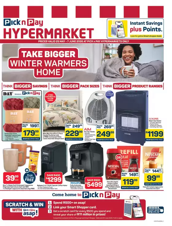 Pick n Pay Hypermarket catalogue in Melkbosstrand | Hypermarket Winter Specials | 2026-05-25T00:00:00.000Z - 2026-06-07T00:00:00.000Z