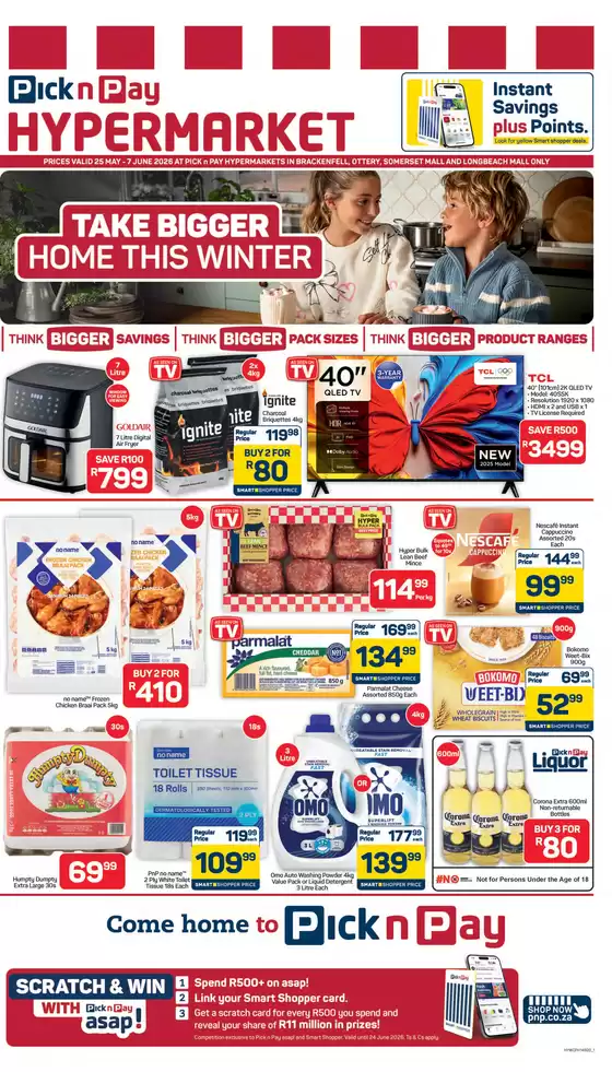 Pick n Pay Hypermarket catalogue in Melkbosstrand | Hypermarket Specials | 2026-05-25T00:00:00.000Z - 2026-06-07T00:00:00.000Z